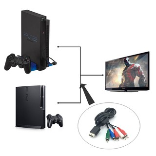 Dây cáp AV Video-Audio HD Component cho SONY PS2 PS3 Slim