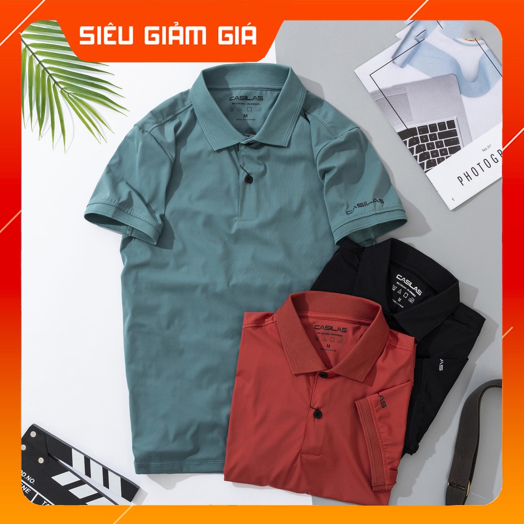 Áo thun nam có cổ polo, áo phông nam có cổ đẹp, vải mềm mịn co giãn 4 chiều P2106