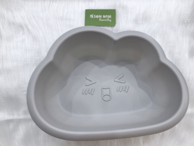 Chậu rửa mặt cho bé hình đám mây, thau nhựa rửa mặt vệ sinh cho trẻ sơ sinh