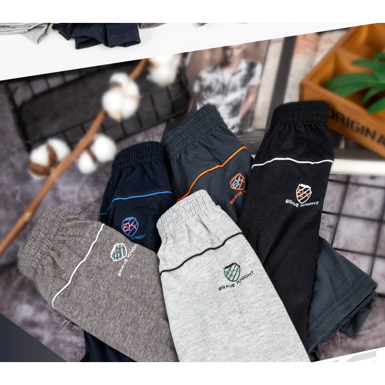 Quần đùi thun cotton thoáng mát , thích hợp mặt trong nhà, mặt ngủ cho nam