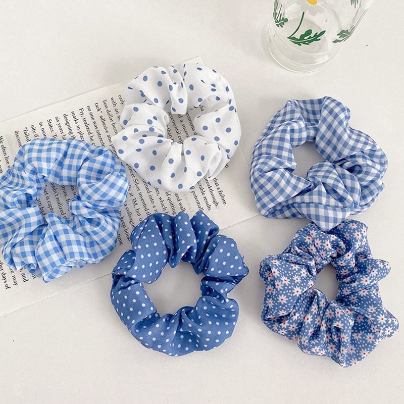 Dây Cột Tóc Họa Tiết Đa Dạng Duyên Dáng Xinh Xắn Cho Nữ