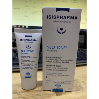 Isispharma Neotone Sensitive (30 ml): Kem dưỡng trắng & giảm sạm da, tàn nhang cho da nhạy cảm. Tặng 2 chai Acne-Aid