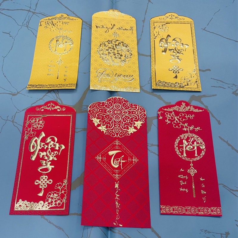 [Lì xì Tết] -  lì xì loại cao cấp, đỏ nhung và vàng ánh kim, size đại, nhiều mẫu mã cập nhật mới cho tết - VPP Brendo