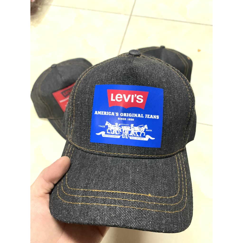 Mũ vải bò Levi''s cho nam giới loại 1