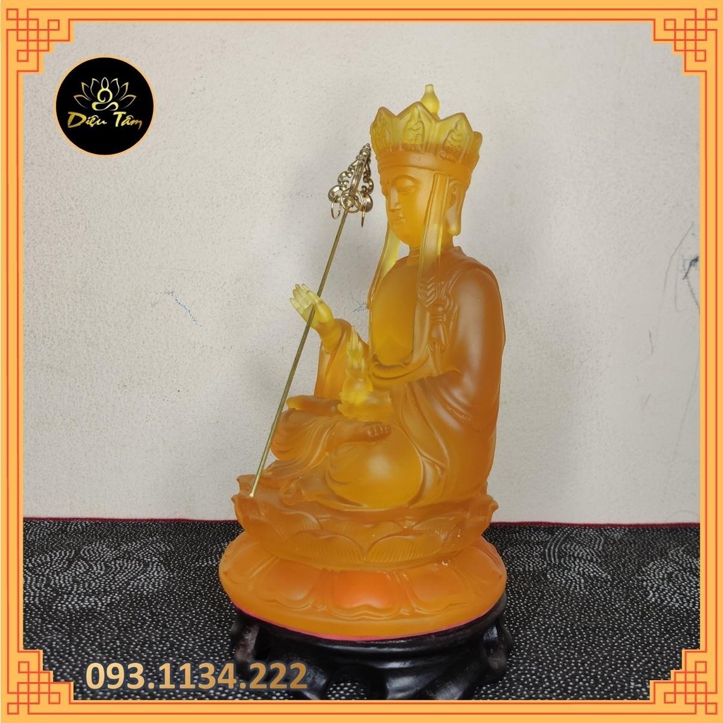 Tượng địa tạng vương bồ tát 21cm – tượng phật thờ cúng - mẫu lưu ly
