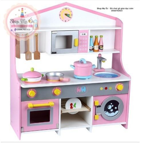 (Hàng có sẵn) Đồ Chơi Gỗ - Nhà Bếp Kiểu Nhật Japanese Kitchen cao cấp