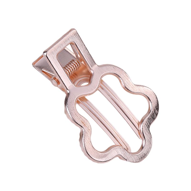 Kẹp Tóc Hợp Kim 5x4cm Họa Tiết Hoa Dễ Thương Cho Nữ