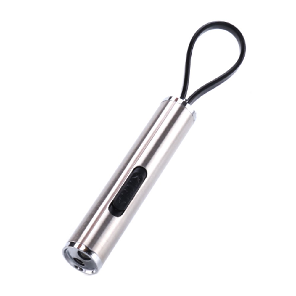 Đèn pin LED UV mini có móc khóa 2 In 1 Banknote Detector Bank Detector Mini purple light + white light combo flashlight keychain flashlight | BigBuy360 - bigbuy360.vn