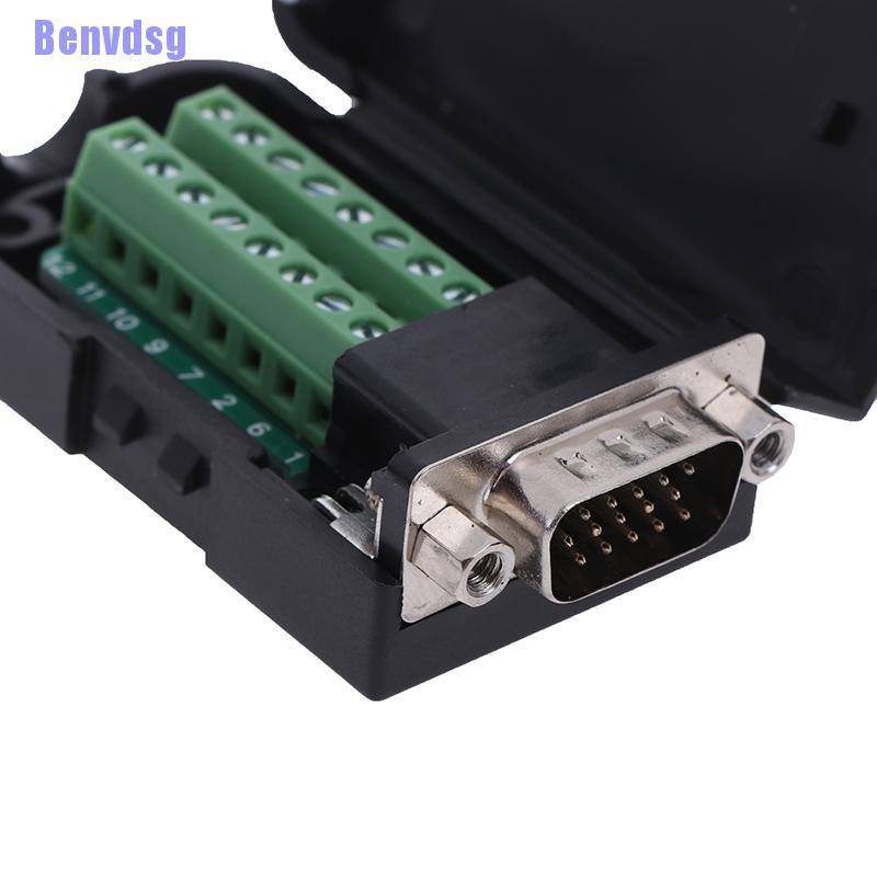 Đầu Kết Nối Benvdsg Db15 Vga Male 3 Hàng 15 Pin