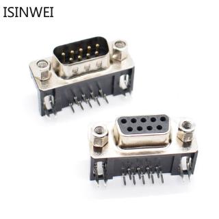 Set 5 đầu nối PCB DR9 DB9 D-Sub 9 pin RS232
