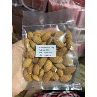 Hạnh nhân hạt 100g (M0103)