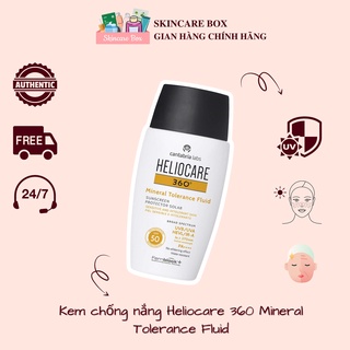 KEM CHỐNG NẮNG HELIOCARE 360 MINERAL TOLERANCE FLUID SPF 50+