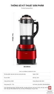 Máy làm sữa hạt Ranbem 735H