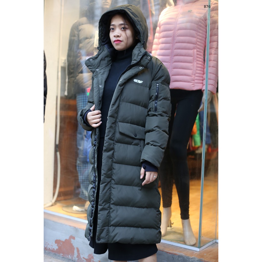 B76  Áo dáng dài Xuất Hàn hiệu Lecaf