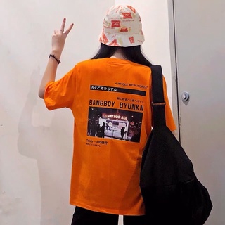 Áo thun nelly màu cam size l xl