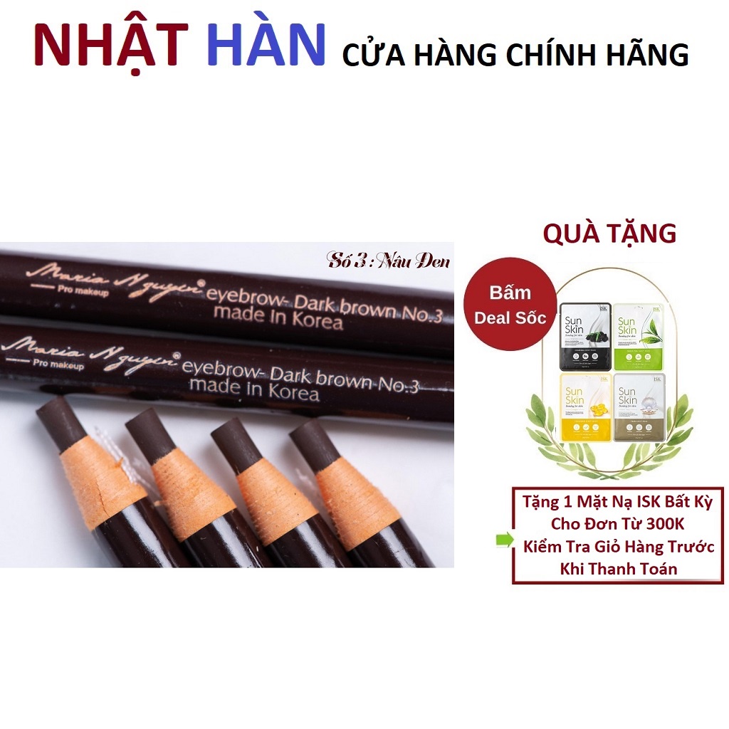 Chì Xé Kẻ Mày Maria Nguyễn Eyebrow - No.3 Brown