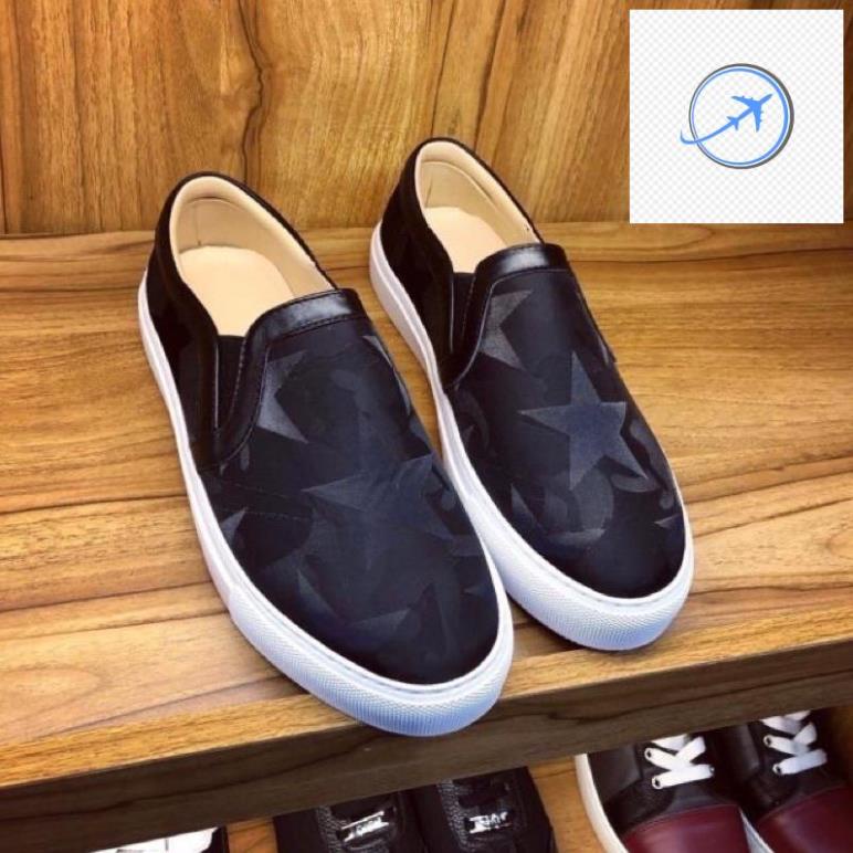 🕶️❤️ Giày slipon dg nam da pu dập họa tiết đế đúc chữ, giày lười da lộn năm Fullbox. 🕶️❤️