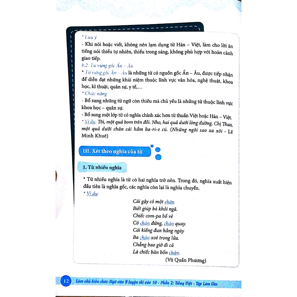 Sách - Làm Chủ Kiến Thức Ngữ Văn Lớp 9 Luyện Thi Vào 10 - Phần 2: Tiếng Việt - Tập Làm Văn (Tái Bản 2018)