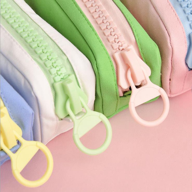 Creative big zipper pencil case School stationery storage bag cute pen case Cartoon big pen bag for children pencil bags gifts YR