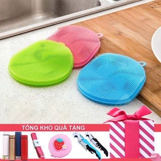 [Tổng Kho Quà] Miếng Rửa Bát Rửa Chén Đĩa Đa Năng Silicon SIÊU VIỆT - MIẾNG CỌ XOONG NỒI CHẢO