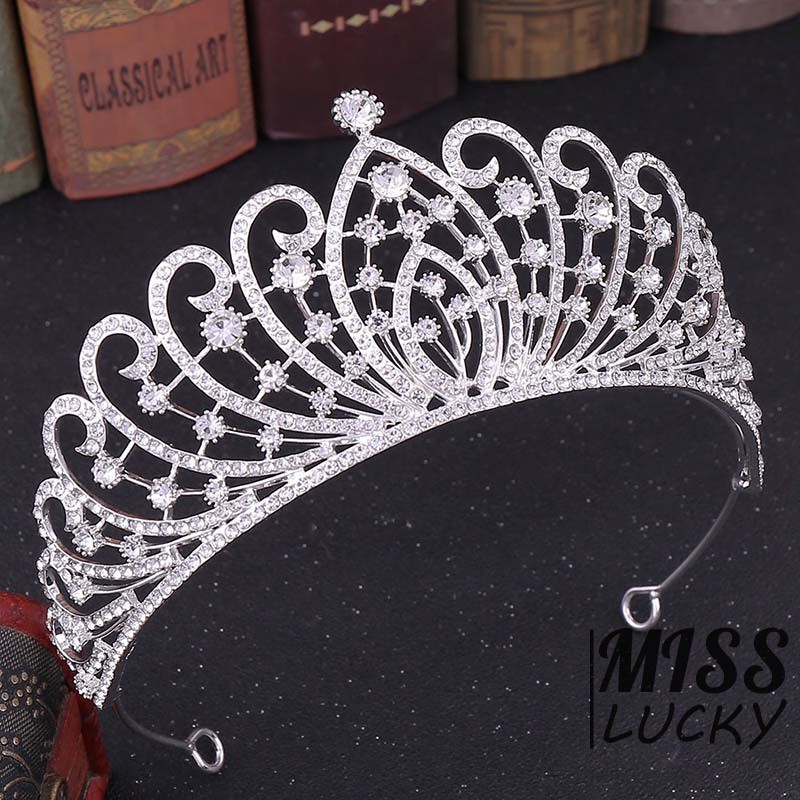 ❤HHN-VN 2019New High Grade Baroque Crown Tiara Europe and the United States Beam Luxury Handmade Rhi | BigBuy360 - bigbuy360.vn