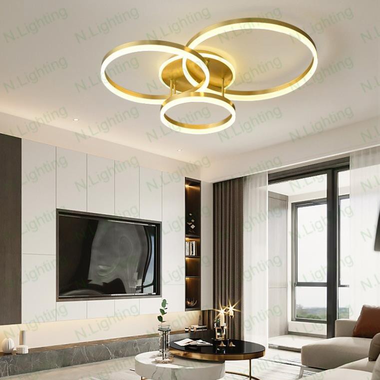Đèn LED ốp trần trang trí phòng khách - Đèn ốp phòng ngủ - Đèn decor đẹp