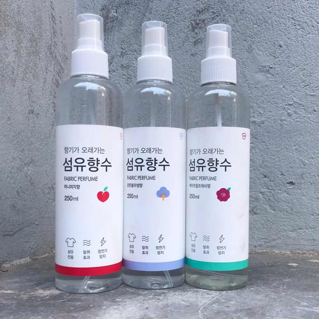 Xịt Thơm Quần Áo Quốc Dân Fabric Perfume Hàng Chính Hãng Hàn Quốc 250ml