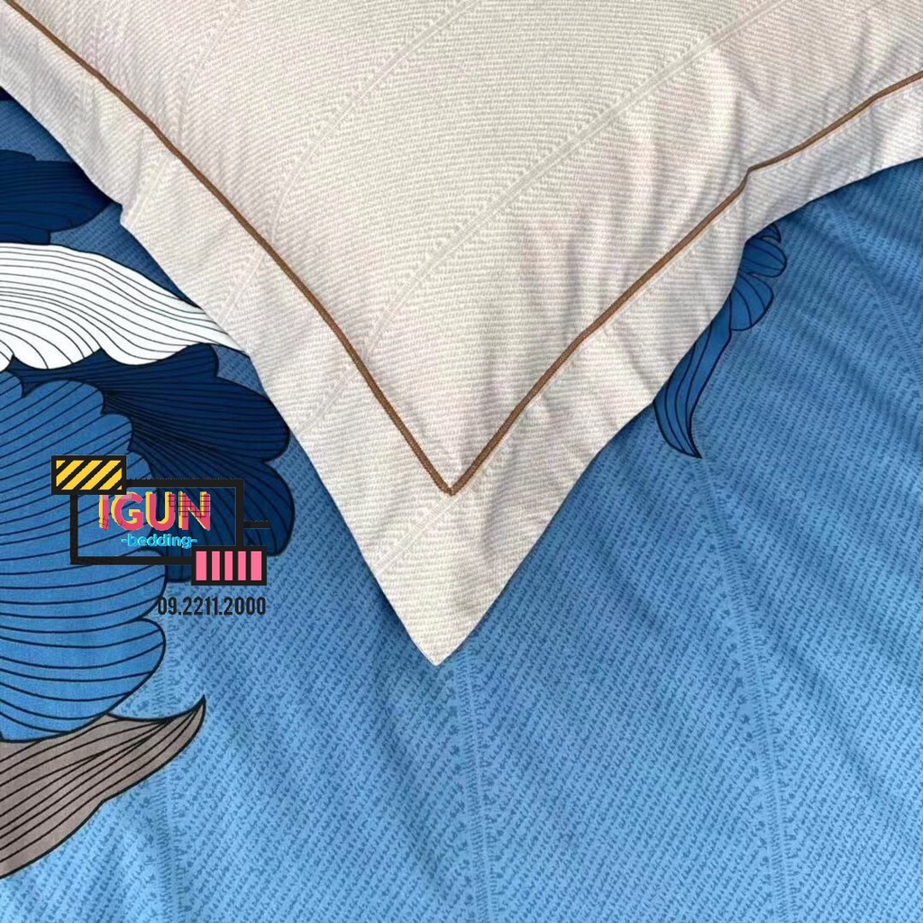 Bộ Chăn Ga Gối 4 món COTTON ORGANIC CỎ BA BÔNG SANG TRỌNG 100% Hàn Quốc | BigBuy360 - bigbuy360.vn