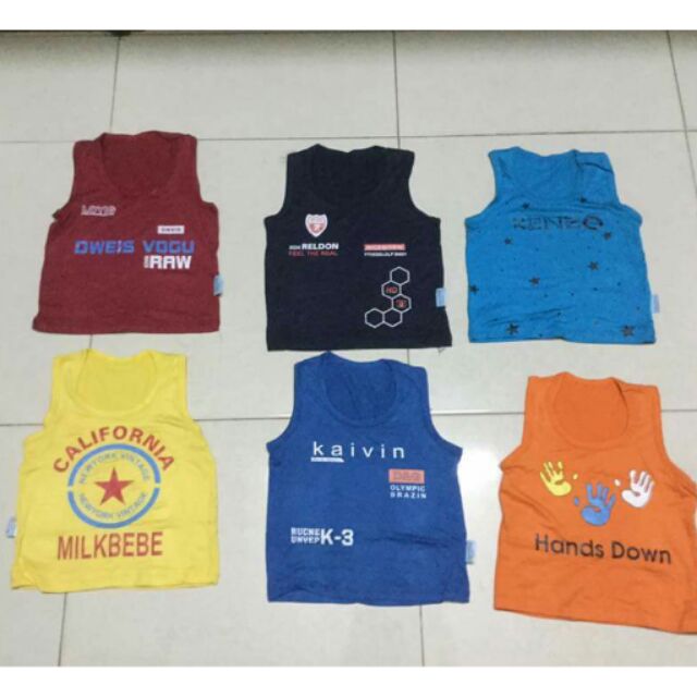 Set 4 áo ba lỗ cotton lạnh