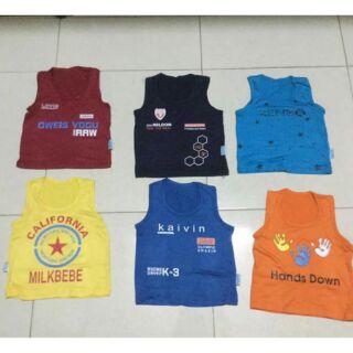 Set 4 áo ba lỗ cotton lạnh