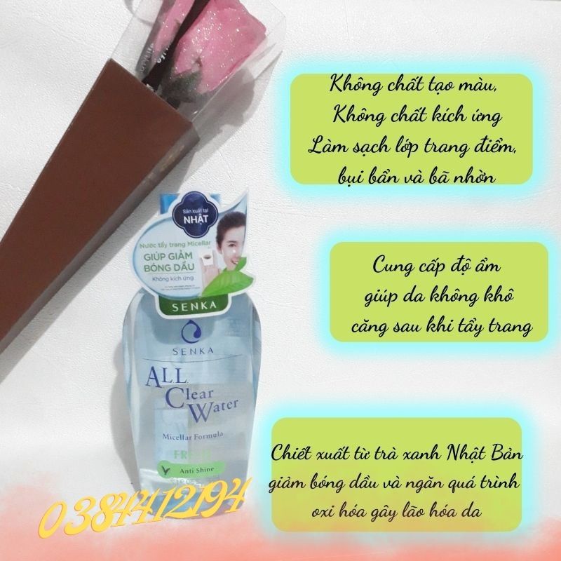Nước sữa tẩy trang không cồn dưỡng trắng dịu nhẹ Senka All Clear Water 230ml/chai HÀNG CHÍNH HÃNG | BigBuy360 - bigbuy360.vn