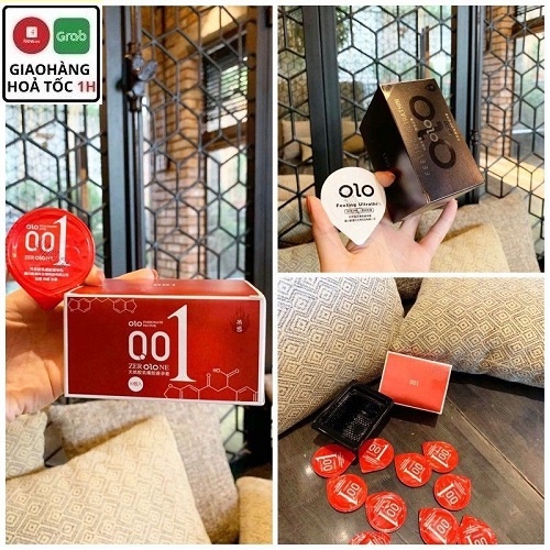 BAO CAO SU OLO 001 CÁC LOẠI [CHÍNH HÃNG 100%] - HỘP 10 CÁI -SIÊU MỎNG NHIỀU GEL CHO CUỘC VUI THĂNG HOA