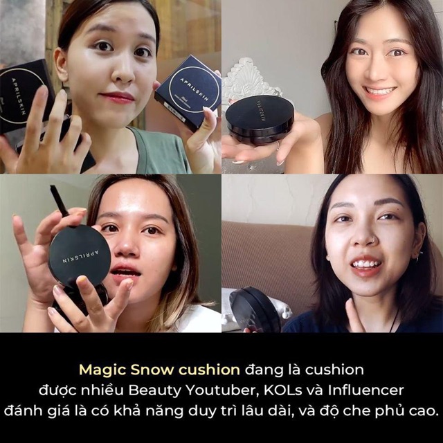 APRIL SKIN MAGIC SNOW CUSHION - Phấn nước phiên bản mới nhất Galaxy Edition