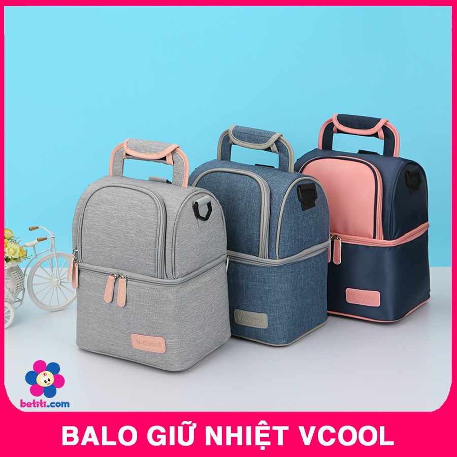 Balo Túi Xách Bỉm Sữa Đa Năng Cho Mẹ Bé Vcool - 6955807956903