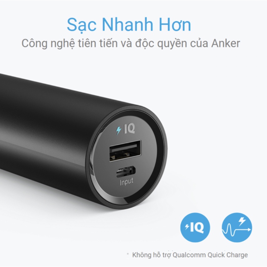 [GIAO HỎA TỐC] Pin Sạc Dự Phòng Anker PowerCore 5000mAh - A1109 BH12TH siêu nhỏ gọn