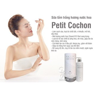 [SIÊU PHẨM] sữa tắm trắng hương nước hoa petit cochon 🌸chuẩn thơm _ bật tông -dịu nhẹ🌸