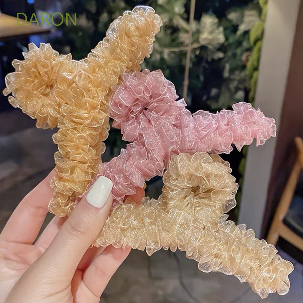 Kẹp Tóc Càng Cua Bằng Nhựa Màu Sắc Ngọt Ngào Thanh Lịch Cho Nữ