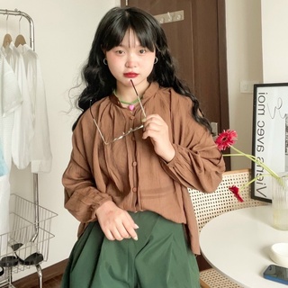 Kuchimahic - Sơ mi Lụa Tay Bồng mã SPA2225