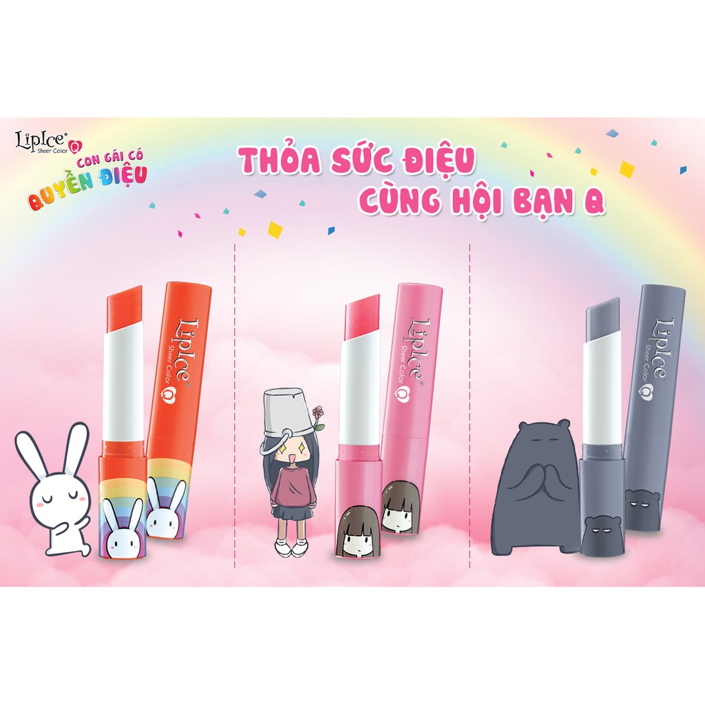 Son LipIce Sheer Color Q 2,4g - Thỏ Bảy Màu