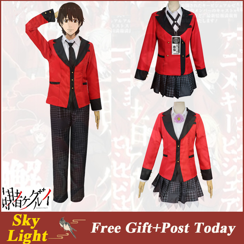 Bộ đồ hóa trang nhân vật Anime Kakegurui Yumeko Jabmi phong cách Nhật Bản