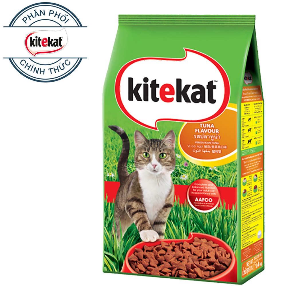 Thức ăn mèo Kitekat vị cá ngừ túi 1.4kg