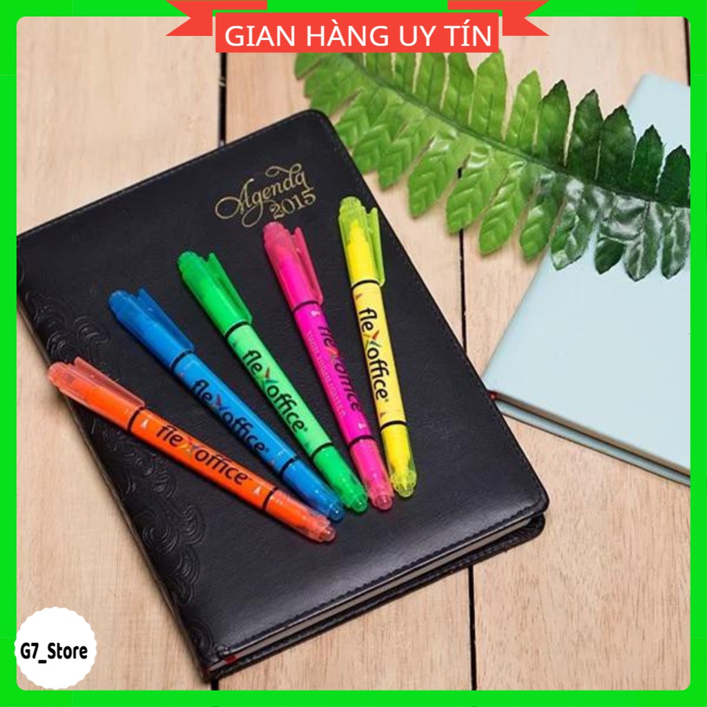 (SALE) 10 bút dạ quang Thiên Long HL01 CHÍNH HÃNG