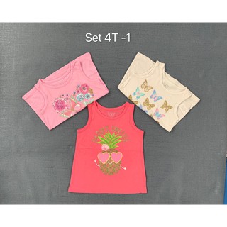 [ÁO BA LỖ BÉ GÁI] 100% cotton hãng Place
