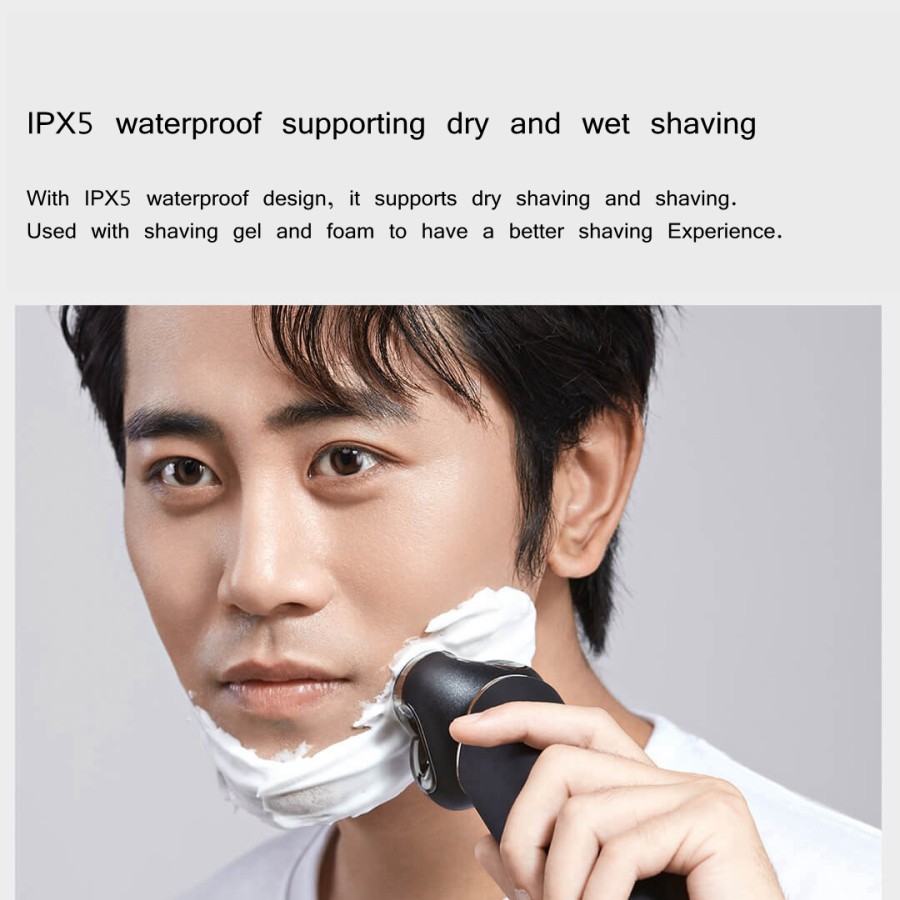 Máy cạo râu XIAOMI YOUPIN MSN không dây thông minh 9100rpm tiếng ồn thấp chống nước dùng được khô và ướt