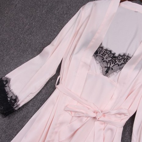 Áo choàng ngủ váy ngủ lụa bigsize 🎀MLXL 40-65KG🎀 sexy hai dây phối ren đồ ngủ bầu cao cấp sale giá rẻ | BigBuy360 - bigbuy360.vn