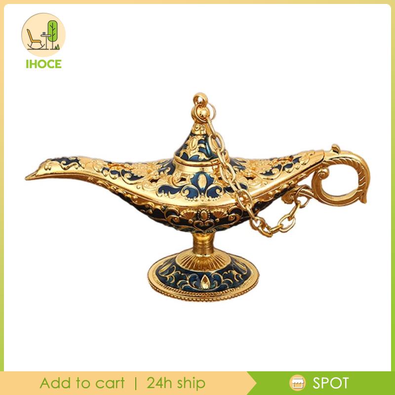 Đèn Thần Aladdin Bằng Kim Loại Để Bàn Trang Trí Tiệc Halloween