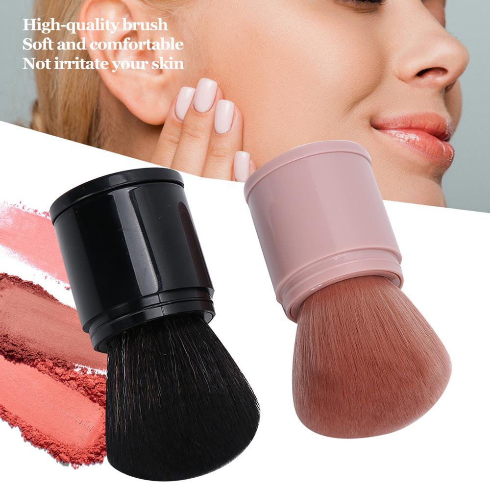 Cọ Trang Điểm Lông Mềm Có Nắp Đậy Tiện Dụng