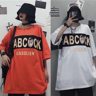 Áo thun nữ tay lỡ habcock siêu chất oversize unisex m,l tay lỡ form rộng cotton DTL