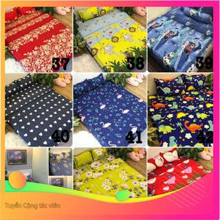 Trọn bộ chăn hè 5 món ga gối Poly
