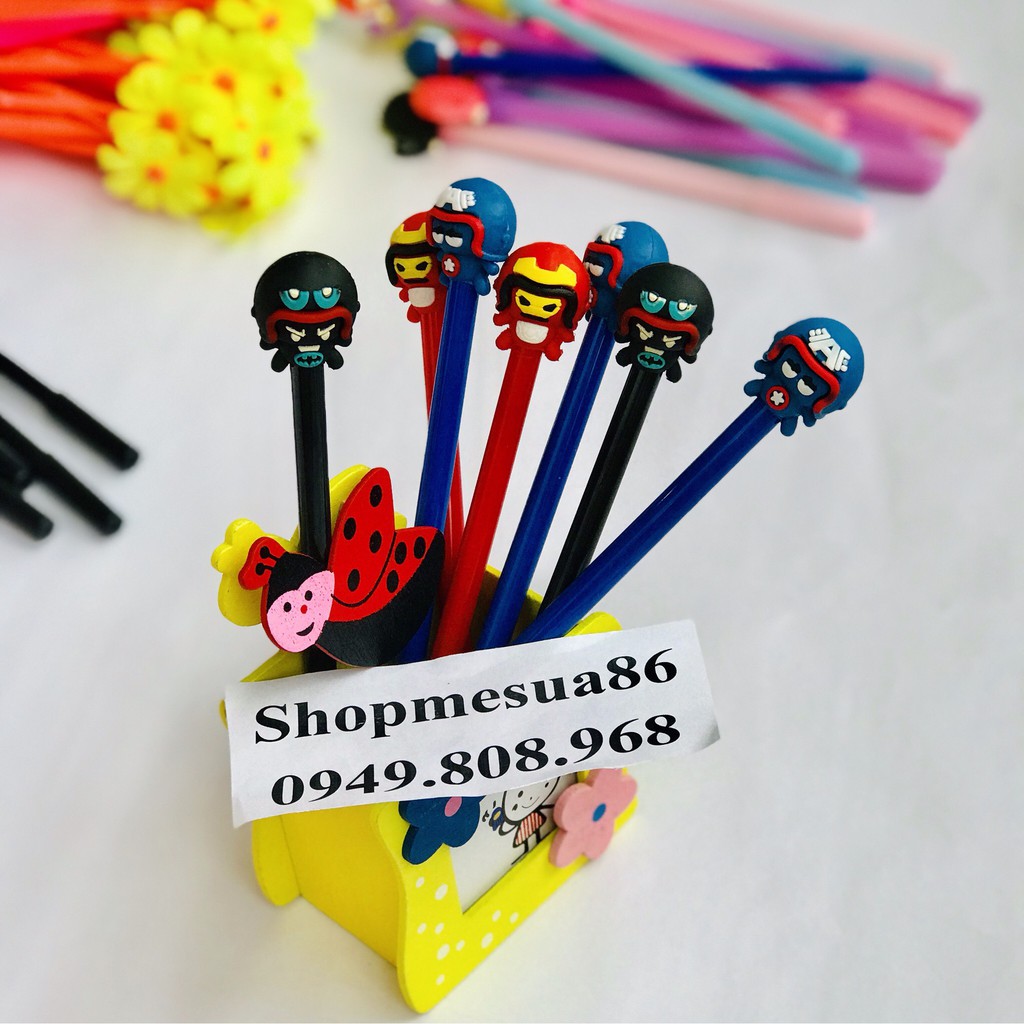 Bút các siêu anh hùng marvel siêu cute, đáng yêu cho bé